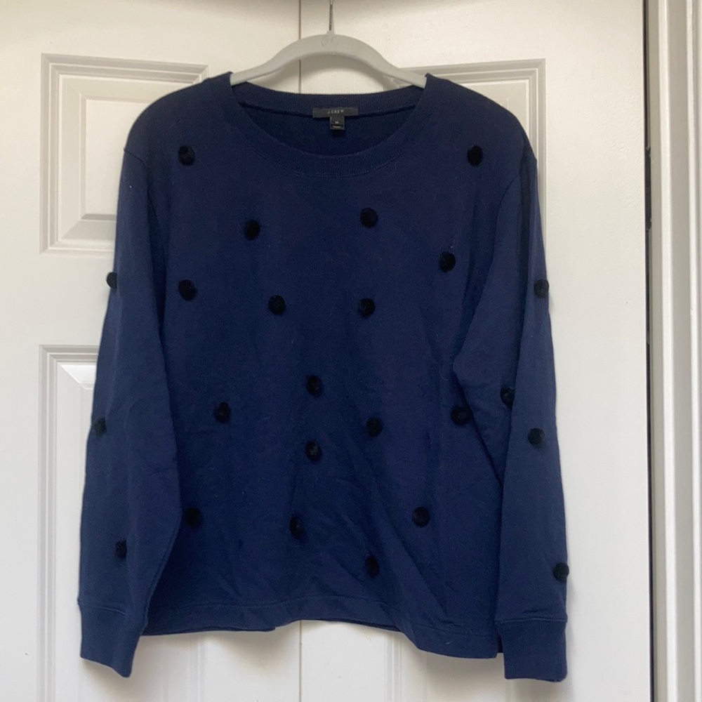 🔥SALE!🔥JCrew Pom-Pom Sweatshirt